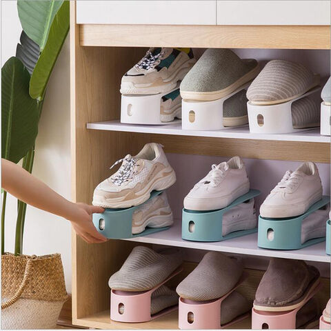 Organizador Apilable de Zapatos Ahorra Espacio - Ranuras para Zapatos