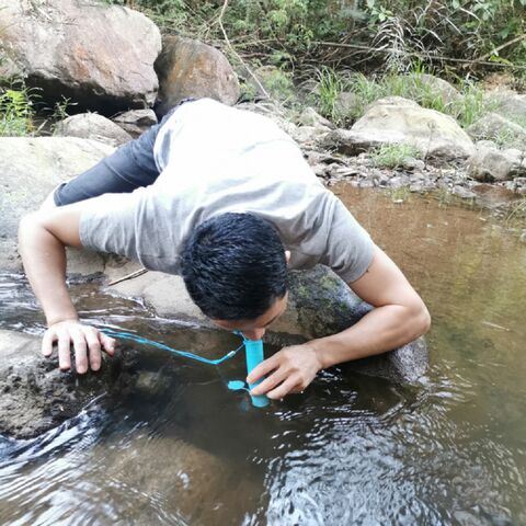 Outdoor Water Purifier Portable Outdoor Emergency Life Survival Kit