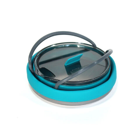 Folding Silicone Kettle Outdoor Mini Boiling Pot W/ Handle