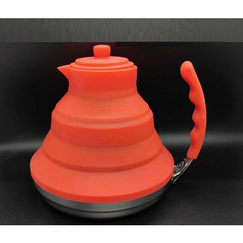 Collapsible Silicone Kettle Lightweight Folding Tea Coffee Pot