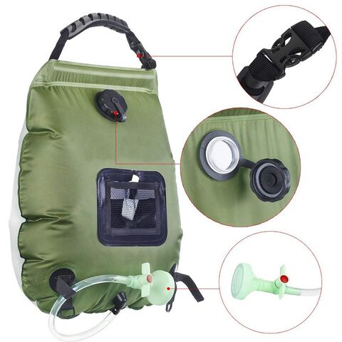 Tragbarer Solar-Duschbeutel für Camping, Outdoor-Wasserbehälter