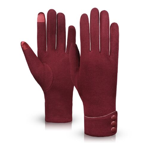 Winterhandschuhe für Damen mit vollen Fingern und Touchscreen-Design - Warme Handschuhe für kaltes Wetter