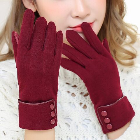 Winterhandschuhe für Damen mit vollen Fingern und Touchscreen-Design - Warme Handschuhe für kaltes Wetter