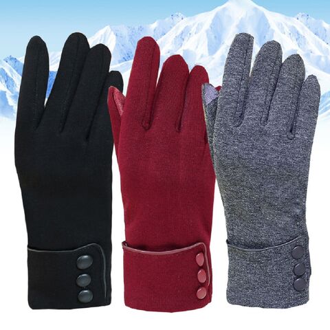 Winterhandschuhe für Damen mit vollen Fingern und Touchscreen-Design - Warme Handschuhe für kaltes Wetter
