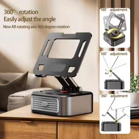 Nuevo subwoofer de audio Bluetooth tres en uno, cargador portátil, soporte para teléfono móvil, altavoz inalámbrico mini para hogar y exteriores