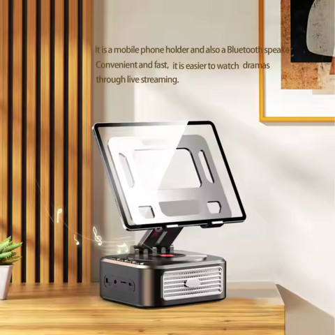 Nuevo subwoofer de audio Bluetooth tres en uno, cargador portátil, soporte para teléfono móvil, altavoz inalámbrico mini para hogar y exteriores