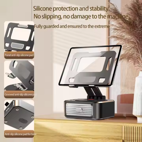 Nuevo subwoofer de audio Bluetooth tres en uno, cargador portátil, soporte para teléfono móvil, altavoz inalámbrico mini para hogar y exteriores