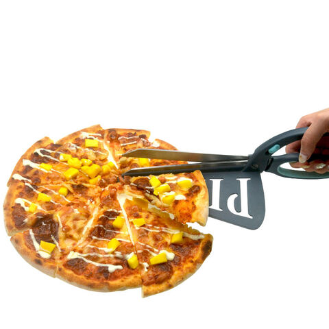 Acier Inoxydable, avec Spatule, Antiadhésif, pour Ciseaux à Pizza - Idéal pour Pizzerias et Restaurants