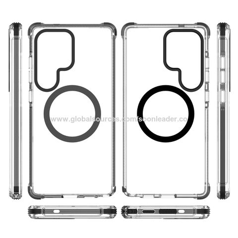 Soonleader Coque Rigide Transparente en PC pour Samsung S25, Antichoc et Claire