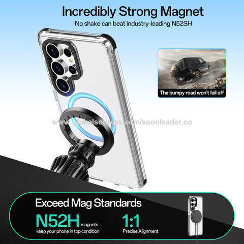 Soonleader Coque Rigide Transparente en PC pour Samsung S25, Antichoc et Claire