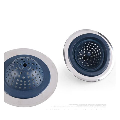 Silicone Kitchen Sink Drain Plugs Strainers Sewer Hair Filter Collect Bath Drain Stopper Sink Floor