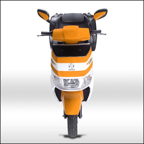 Moto Électrique de Livraison de Pizza et Restauration Rapide avec Grand Coffre Arrière et Batterie au Lithium