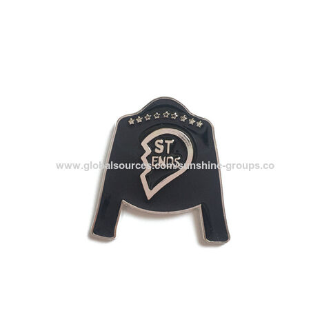 Insignia de metal con broche de Michael Jackson para bolsos y ropa - Accesorios personalizables