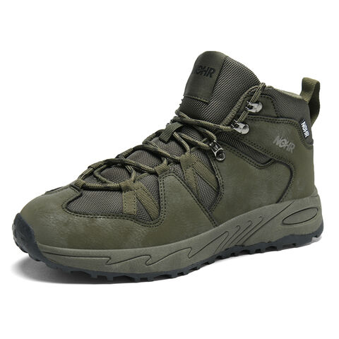 Strapazierfähige Wanderstiefel aus Leder mit verbesserter Knöchelunterstützung für Outdoor-Abenteuer bei jedem Wetter