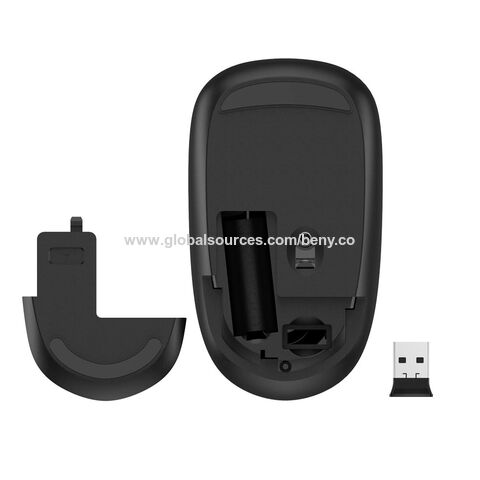 ماوس بصري مريح من الشركة المصنعة، ماوس USB 2.4G صامت للكمبيوتر المحمول مع مستقبل نانو
