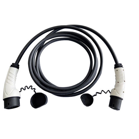 Cable de Carga para Vehículo Eléctrico Fisher Monofásico Tipo 2 a Tipo 2 - Cargador EV