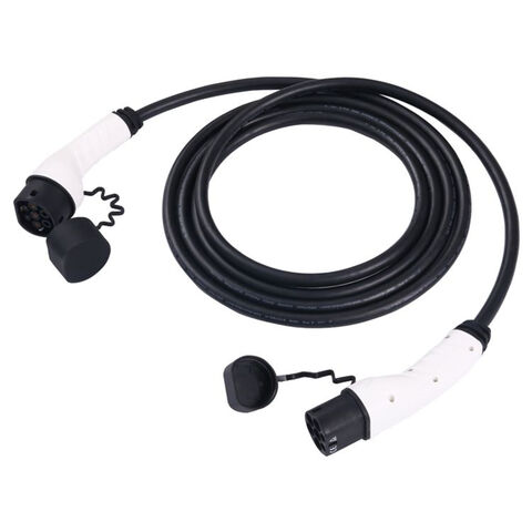 Cable de Carga para Vehículo Eléctrico Fisher Monofásico Tipo 2 a Tipo 2 - Cargador EV