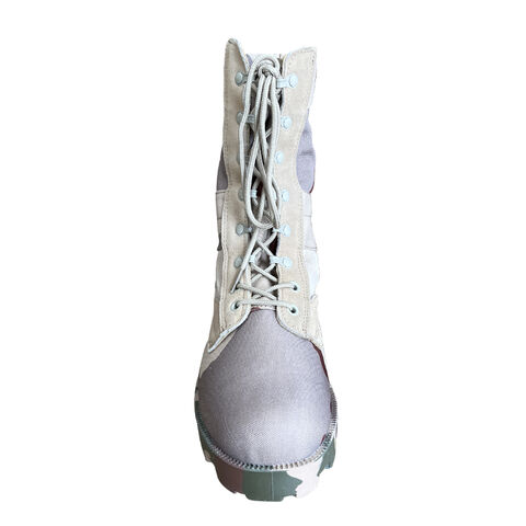 Bottes de combat tactiques mi-mollet robustes pour forces militaires et police