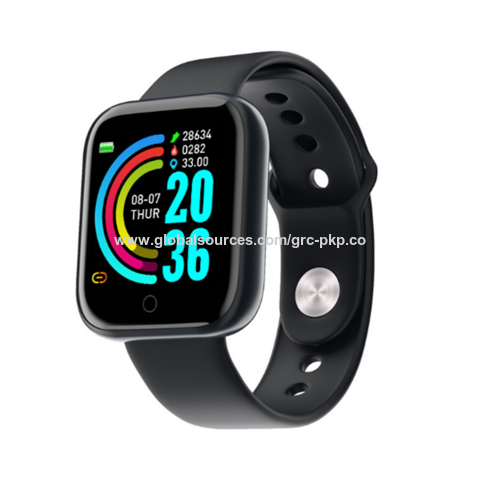 Smartwatch Y68 Nueva Versión 2024, Reloj Inteligente Impermeable con Monitor de Ritmo Cardíaco y Presión Arterial para IOS y Android, Y68 Plus para Niños, D20