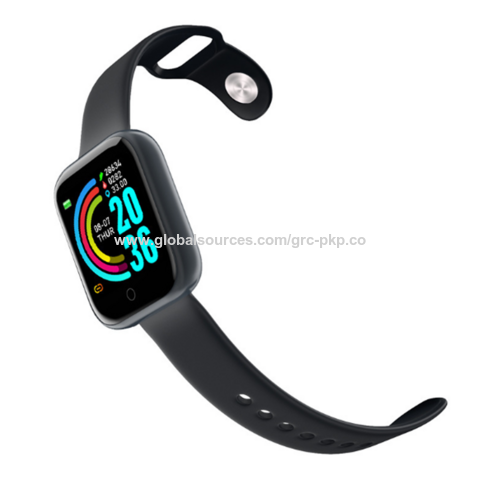 Smartwatch Y68 Nueva Versión 2024, Reloj Inteligente Impermeable con Monitor de Ritmo Cardíaco y Presión Arterial para IOS y Android, Y68 Plus para Niños, D20