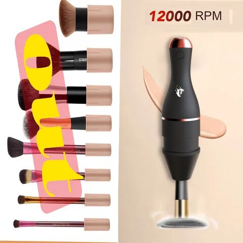 Nettoyeur et Sécheur Électrique de Pinceaux de Maquillage – Portable, Automatique, Séchage Rapide pour un Nettoyage Facile et des Outils de Maquillage Hygiéniques