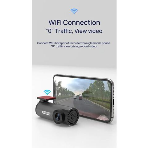 Caméra de Surveillance de Stationnement - Caméra de Recul de Voiture 1080P HD avec Détection de Mouvement, Vision Nocturne et Enregistrement en Boucle pour la Sécurité du Véhicule