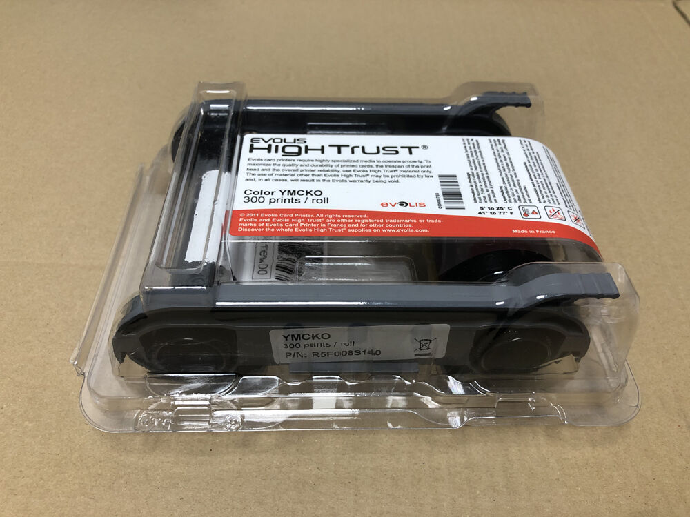 Evolis Printer Ribbon Ymcko Resin Color Ribbon R5f008s140 For Primacy ...