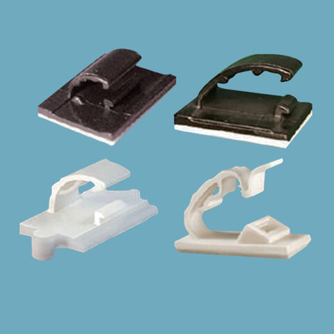 Clipes de Fixação para Abraçadeiras de Cabo, Braçadeiras de Plástico, Abraçadeiras de Nylon Pretas, 12 Unidades, Clipes de Selim, Parafuso Automático Simples