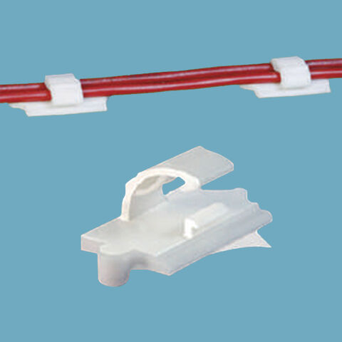 Clipes de Fixação para Abraçadeiras de Cabo, Braçadeiras de Plástico, Abraçadeiras de Nylon Pretas, 12 Unidades, Clipes de Selim, Parafuso Automático Simples