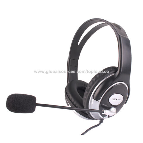 Fabrik OEM/ODM Hochwertiges Gaming-Headset Stereo Kabelgebundene Kopfhörer mit Mikrofon Aktive ENC-Geräuschunterdrückung