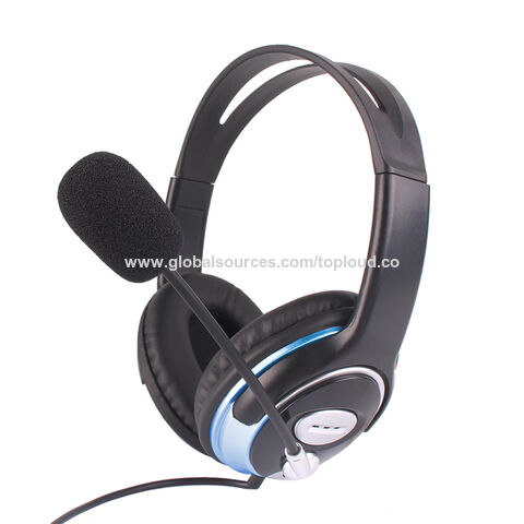 Fabrik OEM/ODM Hochwertiges Gaming-Headset Stereo Kabelgebundene Kopfhörer mit Mikrofon Aktive ENC-Geräuschunterdrückung