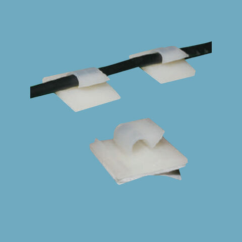 Clipes de suporte de cabo pretos, organizador de cabos adesivo para carregador, suporte de cabo para mesa de escritório, hotel, modelo FAW-1