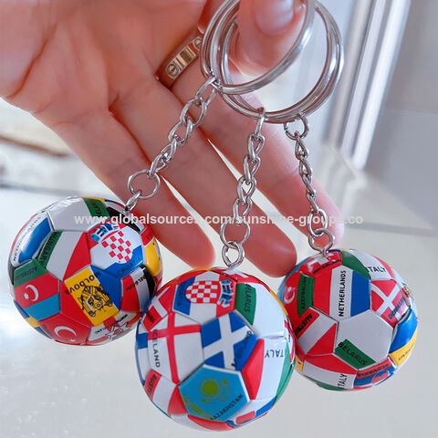 Llavero de fútbol deportivo, llavero de fútbol americano, pequeño regalo conmemorativo