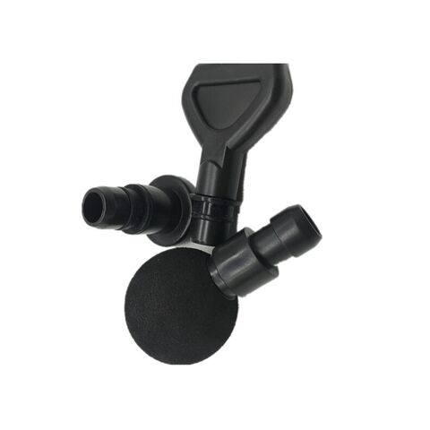 Tête de remplacement pour massage en aluminium usinée CNC pour la relaxation, filetage M8