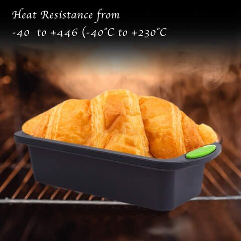 Tostador de Silicona Rectangular Profundo para Panes Artesanales - Ideal para Panadería Industrial