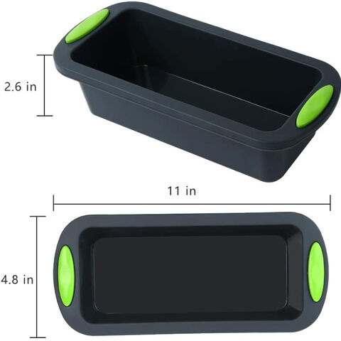 Tostador de Silicona Rectangular Profundo para Panes Artesanales - Ideal para Panadería Industrial