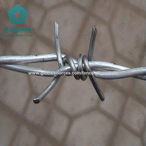 Venta de fábrica, cercado de alambre de púas de acero galvanizado y plástico verde para cercado de tierra