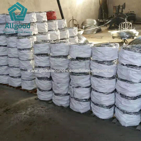 Venta de fábrica, cercado de alambre de púas de acero galvanizado y plástico verde para cercado de tierra
