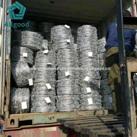 Venta de fábrica, cercado de alambre de púas de acero galvanizado y plástico verde para cercado de tierra