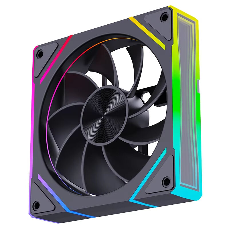 Pc Radiator China New Design White 120mm Case Fan High Air Speed Gaming Pc Cooling Fan ...