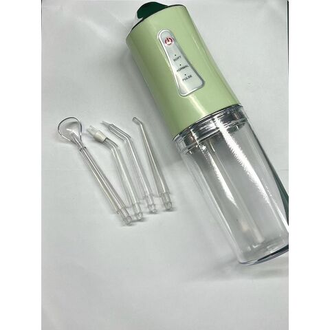 Irigator Oral Elektrik Portabel Warna Putih Hijau Merah Muda Grosir untuk Rumah Tangga, Perjalanan Luar Ruangan, Sikat Gigi Isi Ulang Portabel