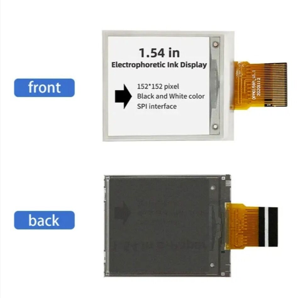 Epaper Factory Custom 1.54 Inch 200x200 Eink Screen Eink Display Module ...