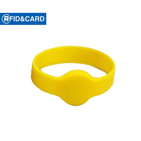 سوار معصم سيليكون RFID Fudan F08 بقطر 55 مم للبالغين