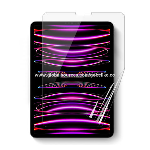 Protecteur d'écran HD pour iPad 11'' 12.9'' 2022, Film PET anti-explosion, Film souple de protection en gros pour tablette