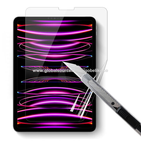 Protecteur d'écran HD pour iPad 11'' 12.9'' 2022, Film PET anti-explosion, Film souple de protection en gros pour tablette