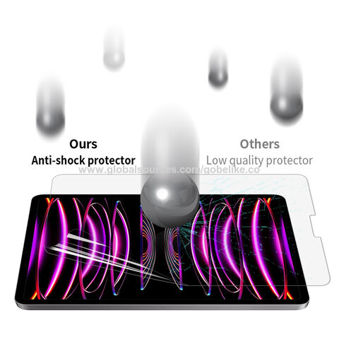 Protecteur d'écran HD pour iPad 11'' 12.9'' 2022, Film PET anti-explosion, Film souple de protection en gros pour tablette