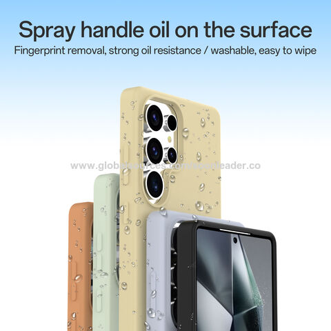 Soonleader Coques de Téléphone en Silicone à Chargement sans Fil Antichoc Couverture de Téléphone Magnétique en Silicone pour Samsung S25