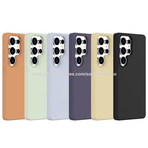 Soonleader Coques de Téléphone en Silicone à Chargement sans Fil Antichoc Couverture de Téléphone Magnétique en Silicone pour Samsung S25