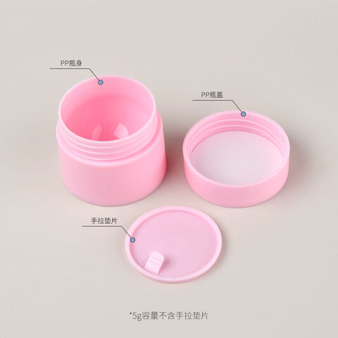 Botellas cosméticas de doble capa de material PP al por mayor, 15g 20g 30g 50g, gran capacidad, portátiles para exteriores, reciclables, para maquillaje de mujeres