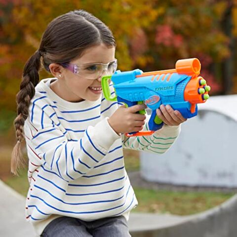 Pistola de Juguete de Espuma Fácil de Usar con 8 Dardos para Juegos al Aire Libre para Niños de 6 Años en Adelante